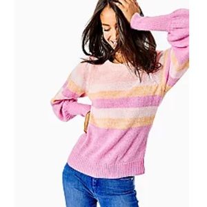 Lilly Pulitzer Pink Striped Sweater